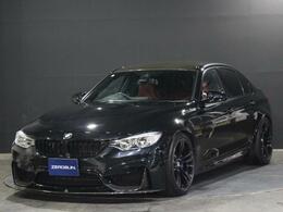 BMW M3セダン M DCT ドライブロジック Mパフォカーボンエアロ　赤革　ダウンサス