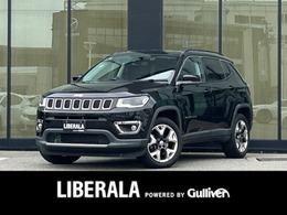 ジープ コンパス リミテッド 4WD 黒革シート シートヒーター 衝突軽減ブレー