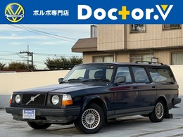 ボルボ 240エステート クラシック 最終型　ブラックレザー　ウッドパネル