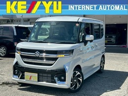 スズキ スペーシア 660 カスタム ハイブリッド XSターボ 届出済み未使用車　純正ナビ