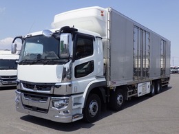三菱ふそう スーパーグレート 冷凍車 10t超 サブエンジン　箱内仕切り板 ジョロダーレール 管理番号C43319