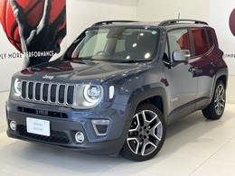 ジープ レネゲード スレートブルー 100台限定　19インチホイール　Rカメラ　レ