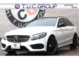 メルセデスAMG Cクラスワゴン C43 4マチック 4WD エアバラP SR 黒革 ナビTV ブルメS 2年保証