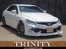 トヨタ マークX 2.5 250G リラックスセレクション ブラックレザーリミテッド 黒革シート/新品後期仕様フロントバンパー