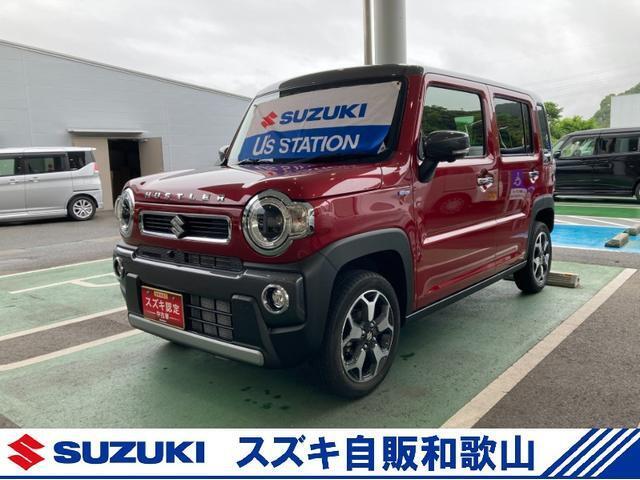 遊べる軽！マイルドハイブリッド搭載で低燃費♪ 人気のハスラー　HYBRID　X　全方位ナビ付　当社デモカー使用車！