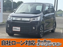 スズキ ワゴンR 660 スティングレー T 4WD 4WD 自社 ローン対応 検2年 ナビ ETC AW