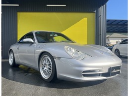 ポルシェ 911 カレラ ティプトロニックS 社外18AW 黒革 社外マフラー ナビ Bカメラ