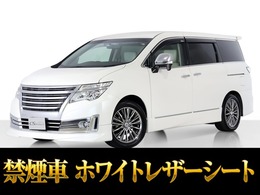 日産 エルグランド 3.5 ライダー 禁煙/記4/白本革/両側自動ドア/後席モニタ
