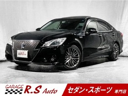 トヨタ クラウンアスリート ハイブリッド 2.5 G 黒革シート　サンルーフ　シートエアコン