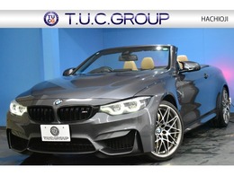 BMW M4カブリオレ コンペティション M DCT ドライブロジック 後期 ベ-ジュ革 電動OP エアカラ- 2年保証