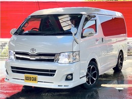 トヨタ ハイエース 2.7 GL ロング ミドルルーフ キャンピング仕様・電動スライド・ナビTV