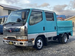 三菱ふそう キャンターガッツ 2.8 ダブルキャブ ロング 全低床 ディーゼル 6人乗　パワーゲート　メッキパーツ