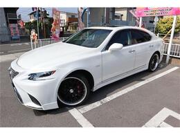 レクサス LS 460 バージョンU Iパッケージ 後期仕様　外品FRバンパー　外20AW　サスコ