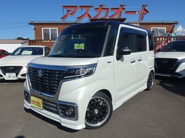 スズキ スペーシア 660 カスタム ハイブリッド XSターボ 走行15300km　LOXARNY16AW　ナビTVBカメラ
