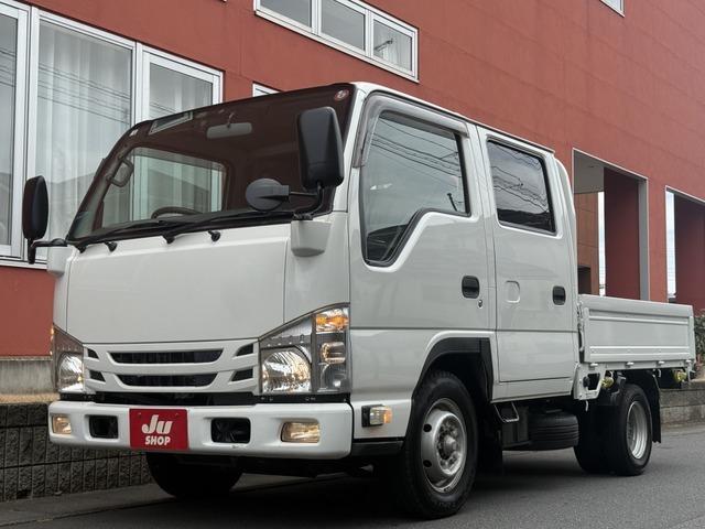 いすゞ エルフ 3.0 ダブルキャブ フルフラットロー ディーゼル