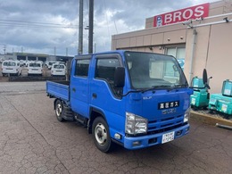 いすゞ エルフ 3.0 ダブルキャブ フルフラットロー ディーゼルターボ 4WD 