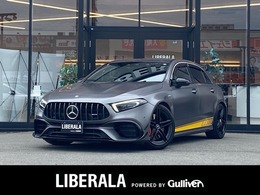 メルセデスAMG Aクラス A45 S 4マチックプラス エディション1 4WD 1オーナー ACC 純正ナビ 全方位 黒革 温席