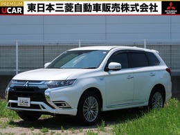 三菱 アウトランダーPHEV 2.4 G プレミアムパッケージ 4WD 容量残84 禁煙 本革 ナビ 8スピーカー1500W