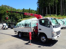 三菱ふそう キャンター ユニック 4段 ラジコン フックイン 2.6t吊 2t積 標準ロング