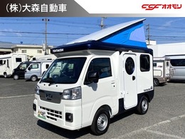 ダイハツ ハイゼットトラック 未登録車 テントムシ バンショップミカミ FFヒーター/1500Wインバータ―/大型扉