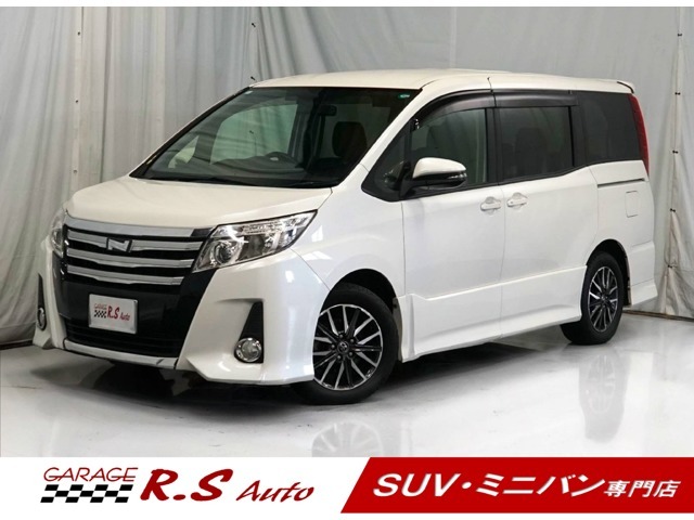 トヨタの人気ミニバン、ノアが入荷しました☆彡　両側電動スライドで乗り降りが省スペースに！10インチの後席モニターも付いているのでファミリーはもちろん、趣味やお仕事で荷物が多い方にもおススメの1台です！