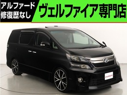 トヨタ ヴェルファイア 2.4 Z ゴールデンアイズII サンル-フ 後席モニタ- 20インチカスタム