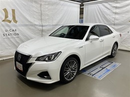 トヨタ クラウンアスリート ハイブリッド 2.5 S Four 4WD ナビ Bモニタ- LED ETC 4WD 寒冷地仕様