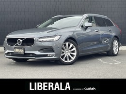 ボルボ V90 T5 モメンタム 茶革 SR 純正ナビ Car Play 360度カメ ACC