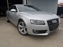 アウディ A5スポーツバック 2.0 TFSI クワトロ 4WD 黒レザーシート　純正ナビ