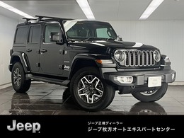 ジープ ラングラー アンリミテッド サハラ 4WD 現行モデル　12.3インチモニター　レザーシ