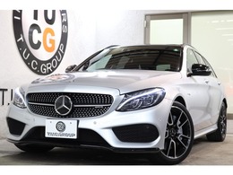 メルセデスAMG Cクラスワゴン C43 4マチック 4WD RSP 中期 1オ-ナ- 赤革 パノSR 9AT 2年保証