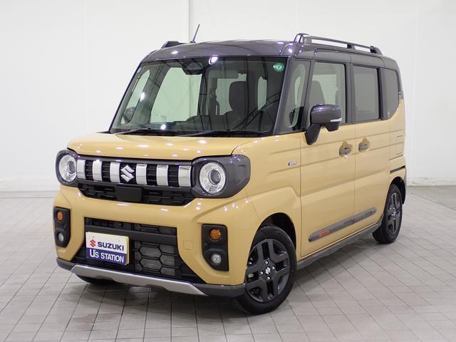 スズキ スペーシア　ギア　2万キロ　令和2年　美車　最高グレード スペーシアギア XZ 全方位モニター付<br> 令和7年4月登録 未使用