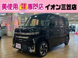 スズキ スペーシア 660 カスタム ハイブリッド XSターボ 4WD 届出済未使用車　純正全方位カメラナビ