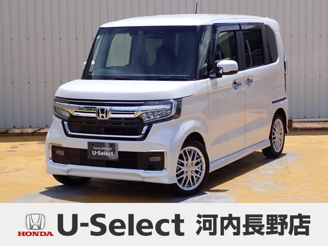 R3年式ホンダセンシング付きN-BOXカスタム入荷しました！ターボ車！■純正ナビ■Rカメラ■ETC■LED■PSD■ドラレコ