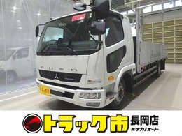 三菱ふそう ファイター 8.3t 増トン ワイドベッド付 平ボデー リアエアサス