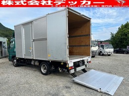 三菱ふそう キャンター 3.0 ワイド ロング 全低床 ディーゼルターボ 3トン ワイドロング バン パワーゲート 5MT