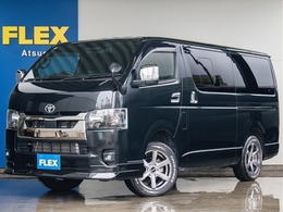 トヨタ ハイエースバン 2.8 スーパーGL ダークプライムII ロングボディ ディーゼルターボ 4WD インナーブラック　4駆　4WD　車中泊　ベッ