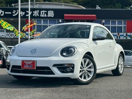 フォルクスワーゲン ザ・ビートル デザイン マイスター 革巻きステアリング　純正ナビ　フルセグTV