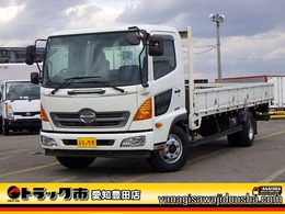 日野自動車 レンジャー 4.15t 平ボディー 標準 620 床板張り 左右アオリバランサー ロープ通し穴4対 6MT