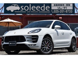 ポルシェ マカン ターボ PDK 4WD MOP180 PCM1オナACCスポクロE＆D赤革PDLS+