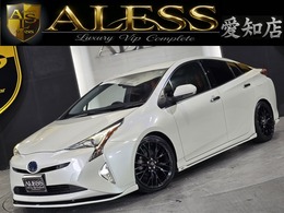 トヨタ プリウス 1.8 S セーフティ プラス シルクブレイズエアロ　ローダウン　ウェッ