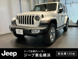 ジープ ラングラー アンリミテッド サハラ 2.0L 4WD 純正ナビ　レザーシート　認定中古車保証付