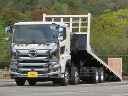 日野自動車 プロフィア 11.6t 4軸低床 セルフローダー 内寸-長838x幅239