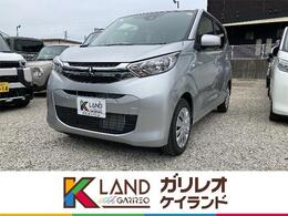 三菱 eKワゴン G 届出済未使用車 衝突軽減ブレーキ　アイドリングS　660cc