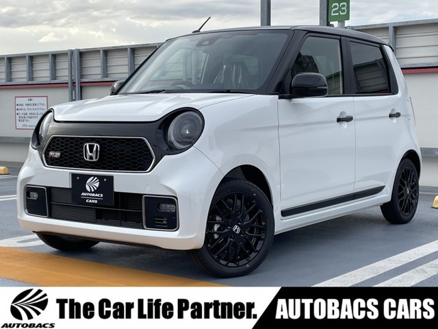 スーパーオートバックスサンシャインKOBEです☆お車が入庫致しました！令和7年式　ホンダ「N-ONE」グレードは「RS　6速MT」カラーは「プラチナホワイトパールxブラック」です♪