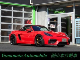 ポルシェ 718スパイダー 4.0 左ハンドル　PCCB　ディーラー車　禁煙車