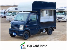 スズキ キャリイ 移動販売車 キッチンカ- ケータリングカ- 左側販売 販売扉 バンク収納 換気扇 発電機