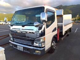 三菱ふそう キャンター 新明和パワーゲート 古河4段ユニッククレー 