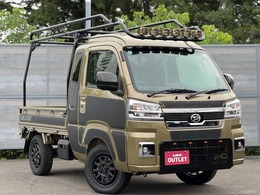 ダイハツ ハイゼットトラック 660 ジャンボ エクストラ 3方開 4WD HARD CARGO ワークキャリア・ライトバー・L