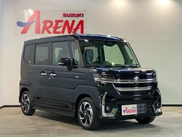 スズキ スペーシア 660 カスタム ハイブリッド XS 4WD 未使用車　純正ナビ　全方位カメラ